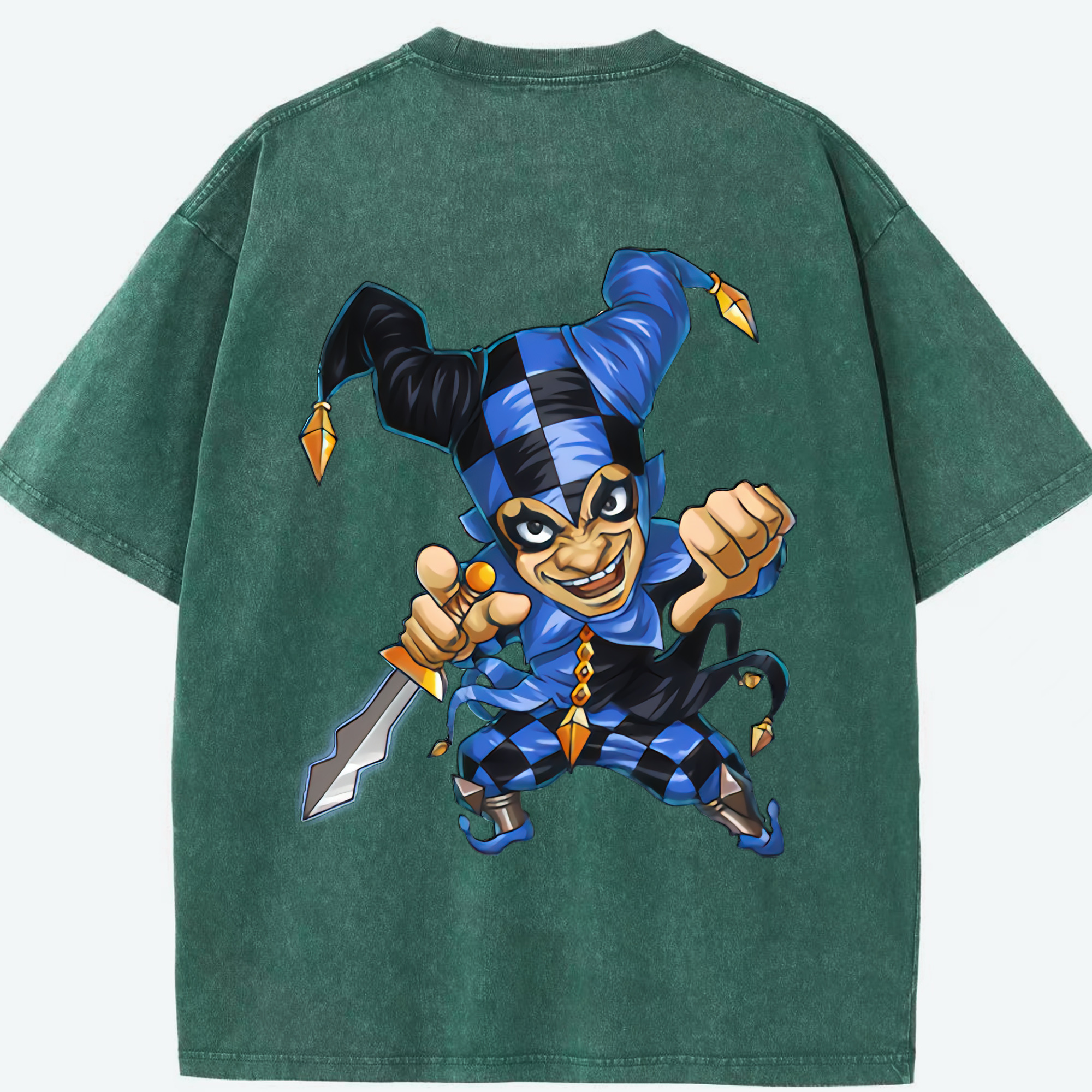 リーグ・オブ・レジェンド League of Legends LOL 綿100% ヴィンテージ風 半袖Tシャツ（背面プリント）